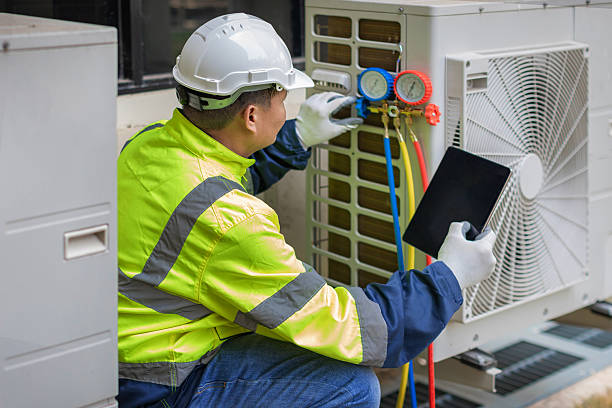 Professional Hvac Installation technician working in Wassaic, NY